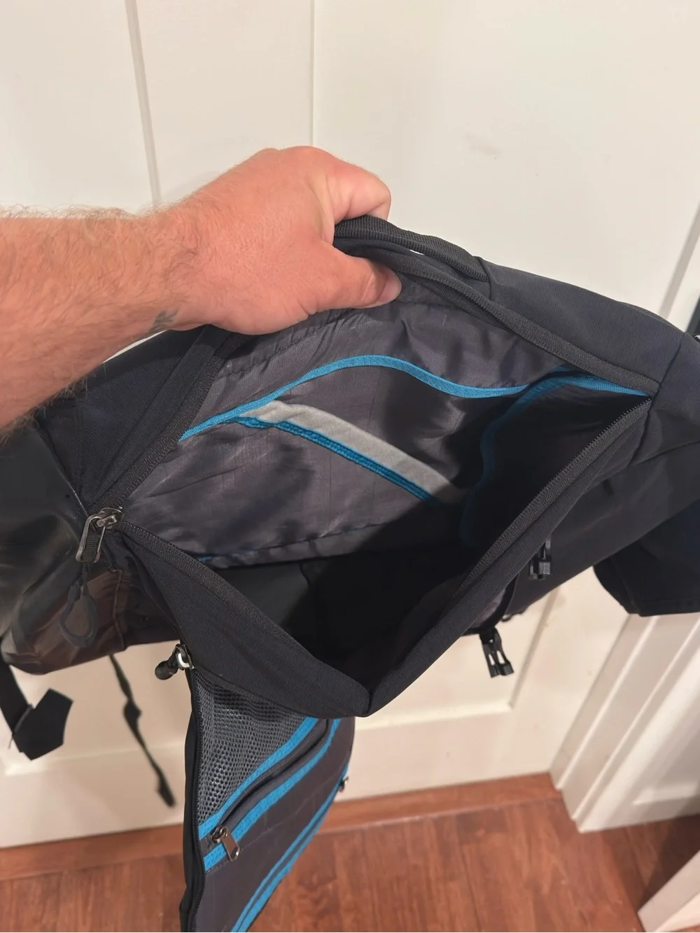Thule Black Roll-Top Backpack
